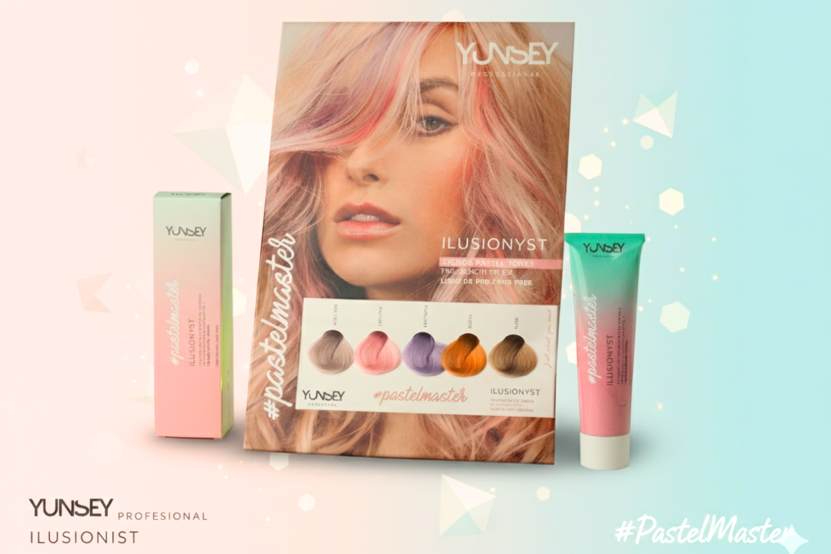 yunsey farba do włosów kolory pastelowe